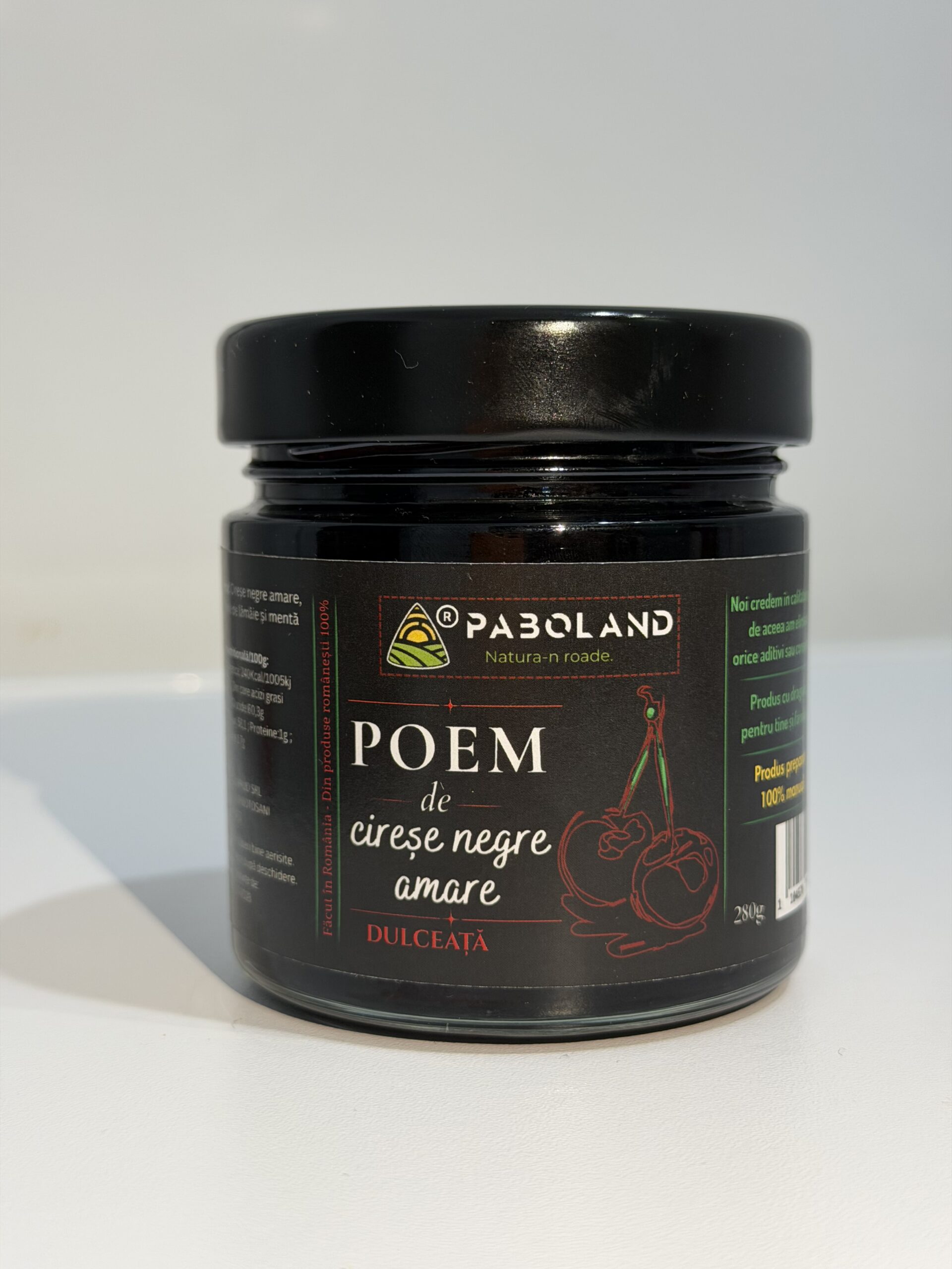 Dulceată de cirese negre amare