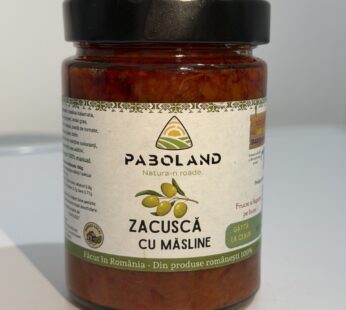 Zacuscă cu Măsline 100% Naturală – Rețetă Tradițională de Casă | Fără Conservanți