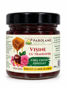 visine cu trandafiri cu miere de albine